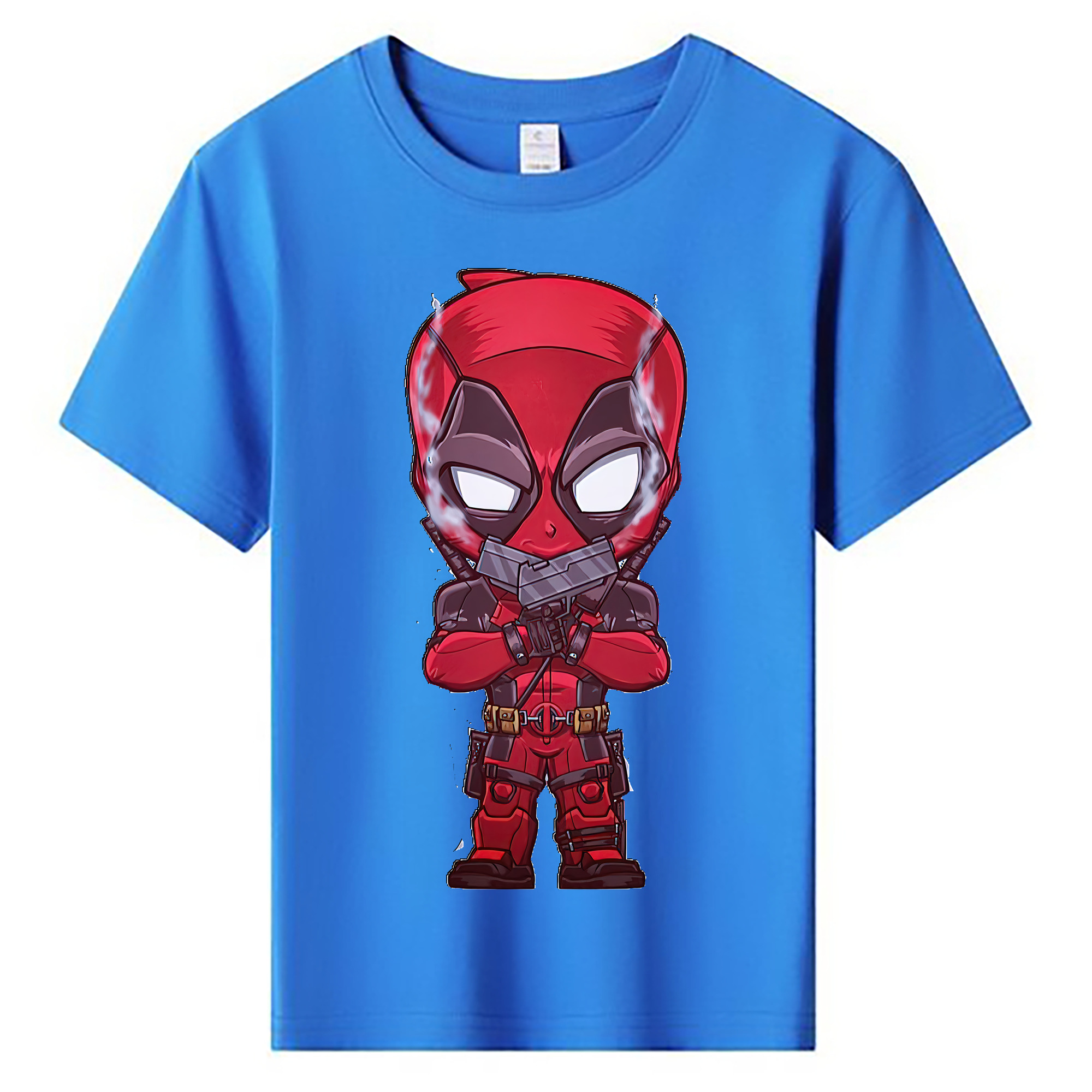（画像用） Deadpool デッドプール 綿100％キッズTシャツ（フロントプリント）